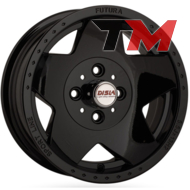 Disla Futura 5.5x13 4x98 ET5 DIA58.6 Black