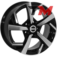 Zorat Wheels BK5372 6.5x16 5x114.3 ET40 DIA66.1 BP