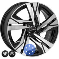 Zorat Wheels BK5543 7x16 4x108 ET25 DIA65.1 BP