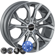 JH 00161 7x16 5x112 ET35 DIA66.6 GP
