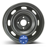 ALST (KFZ) 8055 Peugeot 6x15 4x108 ET23 DIA65.1 Black