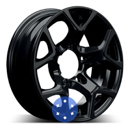 GMP Italia SJ15 5.5x15 5x139.7 ET5 DIA108.1 Black
