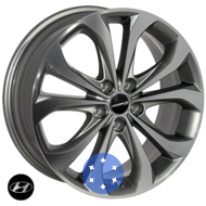 JH HP459D 7.5x18 5x114.3 ET48 DIA67.1 MG
