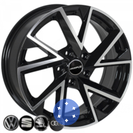 Zorat Wheels BK5804 7x17 5x112 ET45 DIA57.1 BP