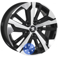 Zorat Wheels BK5837 7x17 5x108 ET40 DIA65.1 BP