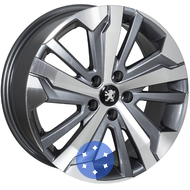 Zorat Wheels BK5837 7x17 5x108 ET23 DIA65.1 GP