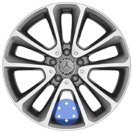 Replica YX-0566 8x18 5x112 ET43 DIA66.45 MG
