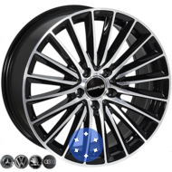 Zorat Wheels BK5909 7.5x17 5x112 ET40 DIA66.6 BP