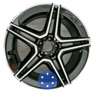 Mercedes OEM A1674013300 9x20 5x112 ET44 DIA66.6 BKF