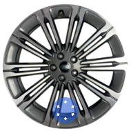 Land Rover OEM M8E2-1007-KA Style 1075 9.5x23 5x120 ET42.5 DIA72.6 GP