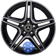 Mercedes OEM A2134016300 8x18 5x112 ET43 DIA66.6 BP