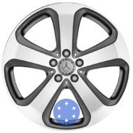 Mercedes OEM A2534011000 8x19 5x112 ET38 DIA66.6 GMF