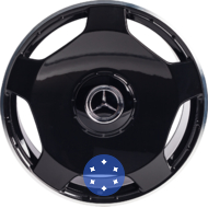 AReS Forged MBM 4 10x23 5x112 ET45 DIA66.6 Black