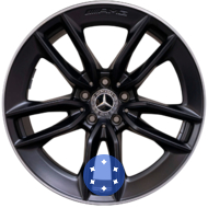 Mercedes OEM A2904010200 9.5x19 5x112 ET22.5 DIA66.6 BKF