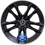 Mercedes OEM A2904010300 11x19 5x112 ET17 DIA66.6 BKF