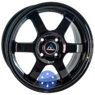 VLF VLF66 6.5x15 4x100 ET40 DIA73.1 Black