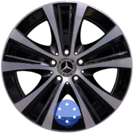 Mercedes OEM A2134015300 9x18 5x112 ET52.5 DIA66.6 BKF
