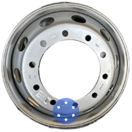 VITANO СТАЛЬ 18 11.75x22.5 10x335 ET120 DIA281 S