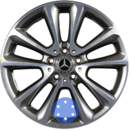Mercedes OEM A2134011600 8x18 5x112 ET43 DIA66.6 GMF