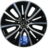 Mercedes OEM A2574010700 8x18 5x112 ET33 DIA66.6 BKF
