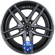 Mercedes OEM A2134016800 9x19 5x112 ET49 DIA66.6 GMF