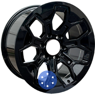 Replica QC656 9x18 6x139.7 ET15 DIA106.1 Black