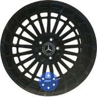 Replica 3140F 9.5x20 5x112 ET43 DIA66.5 Black