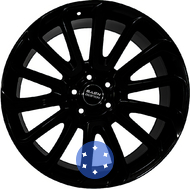 Replica 701F 9.5x21 5x120 ET49 DIA72.6 Black