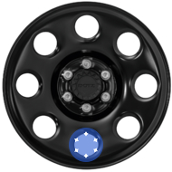 Dotz Outland 8x18 6x130 ET45 DIA84 Black