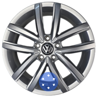 Volkswagen OEM 2K5601025N 6x17 5x112 ET50 DIA57.1 S