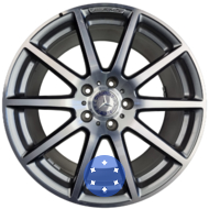 Mercedes OEM A4634011800 9.5x20 5x112 ET35 DIA66.6 GP