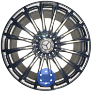 Mercedes OEM А2234012600 10.5x21 5x112 ET50 DIA66.6 Chrom