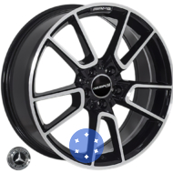 Replica Mercedes SK-1784 8.5x19 5x112 ET40 DIA66.6 BMF