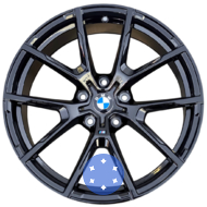 ZF 746 9.5x20 5x112 ET37 DIA66.6 Black