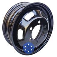 Kapitan Газель 5.5x16 6x170 ET105 DIA130.1 Black