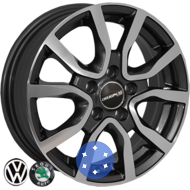 Zorat Wheels 7365 5x14 5x100 ET35 DIA57.1 EP