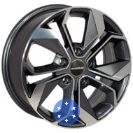 Zorat Wheels BK5168 6.5x16 5x114.3 ET45 DIA66.1 GP