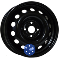 Steel Trebl 7730T 5.5x15 4x114.3 ET40 DIA66.1 Black