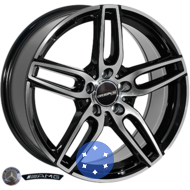 Zorat Wheels BK5434 8x19 5x112 ET43 DIA66.6 BP