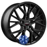 Disla Crystal 7x16 5x108 ET45 DIA67.1 Black
