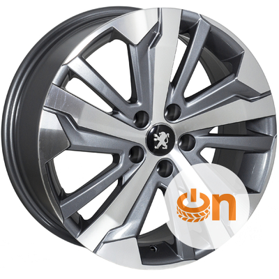 Zorat Wheels BK5837 7x17 5x108 ET23 DIA65.1 GP