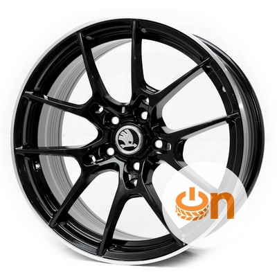 Replica Skoda KW11 7x16 5x112 ET35 DIA66.6 MBL