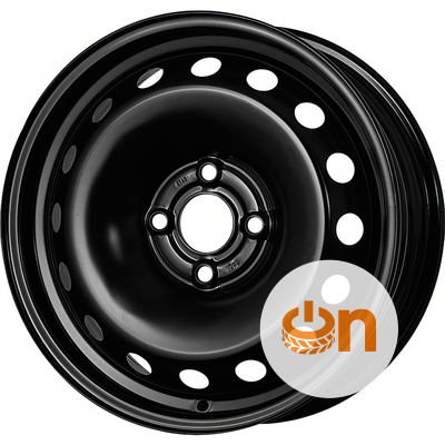 Magnetto Wheels R1-1593 6x15 4x100 ET43 DIA56.5 Black
