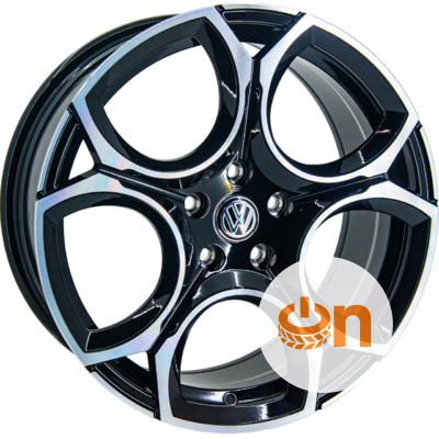 Replica Volkswagen 8386 8x18 5x112 ET42 DIA57.1 BMF