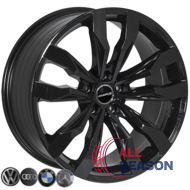 ZF FE185 8.5x19 5x112 ET28 DIA66.6 Black