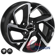 Zorat Wheels BK5714 6.5x15 4x108 ET25 DIA65.1 BP
