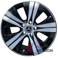 Mercedes OEM A2044017100 7x17 5x112 ET44.5 DIA66.6 Black