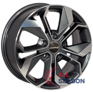 Zorat Wheels BK5168 6.5x16 5x114.3 ET45 DIA66.1 GP