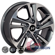 Zorat Wheels BK5210 6.5x16 5x114.3 ET50 DIA67.1 GP