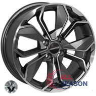 Zorat Wheels BK5296 6.5x16 4x100 ET38 DIA60.1 GP